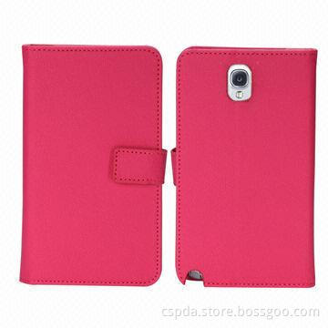 Leather Case for Samsung Galaxy Note 3, with Microfiber Lining